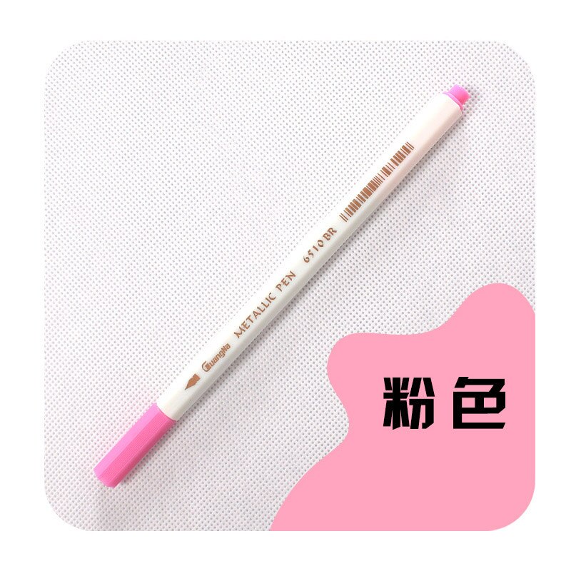 Rotuladores metálicos para dibujo y caligrafía, rotuladores artísticos de Anime para dibujo, suministros escolares y de oficina, 20 colores: 14