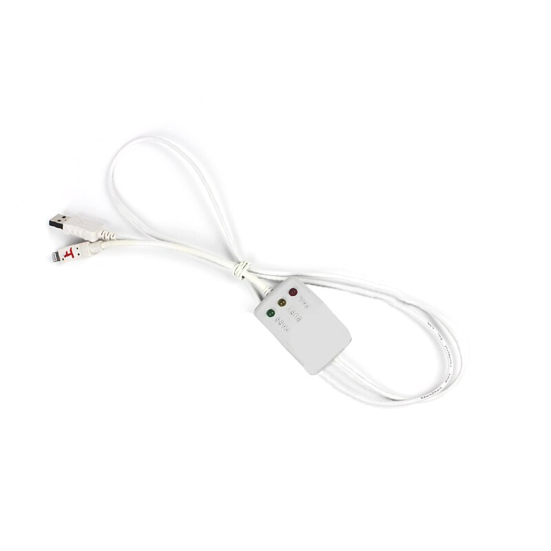 Dcsd alex-kabel för iphone seriell port teknik kabel testlinje och skriv till den lila skärmen kan batch-operation