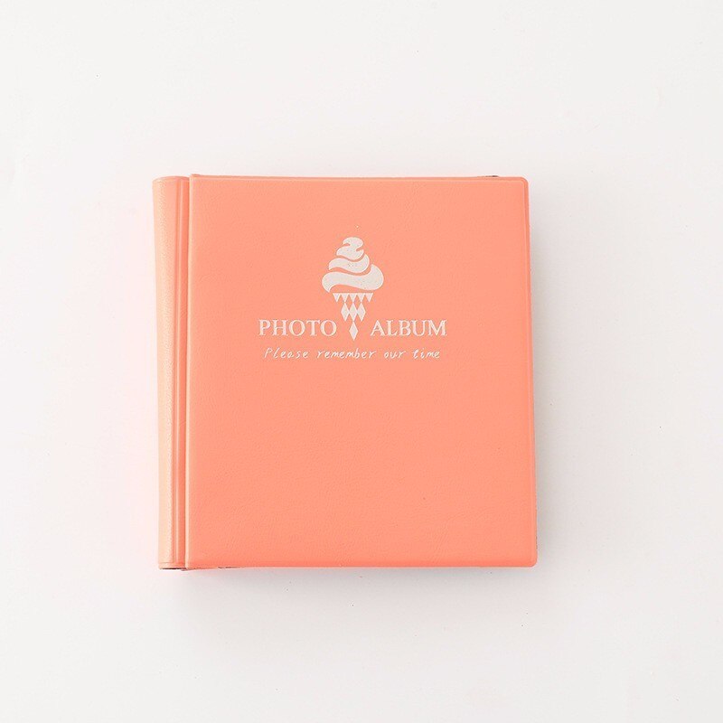 100 Zakken 3 Inch Sterrenhemel Fotoboek Album Voor Fujifilm Instax Film Mini 7C 9 8 7 S 90 70 25 50 S Naam Kaarthouder: Orange