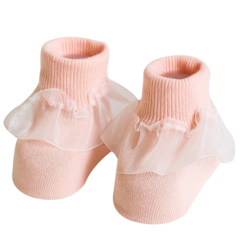 Nuovo Del bambino Calzini E Calzettoni Ragazza Calzini E Calzettoni Pizzo di Cotone Carino Disegno Della Principessa Calzino Del Partito Bambini Infantili Molle Presepe Calzini E Calzettoni N: P / M