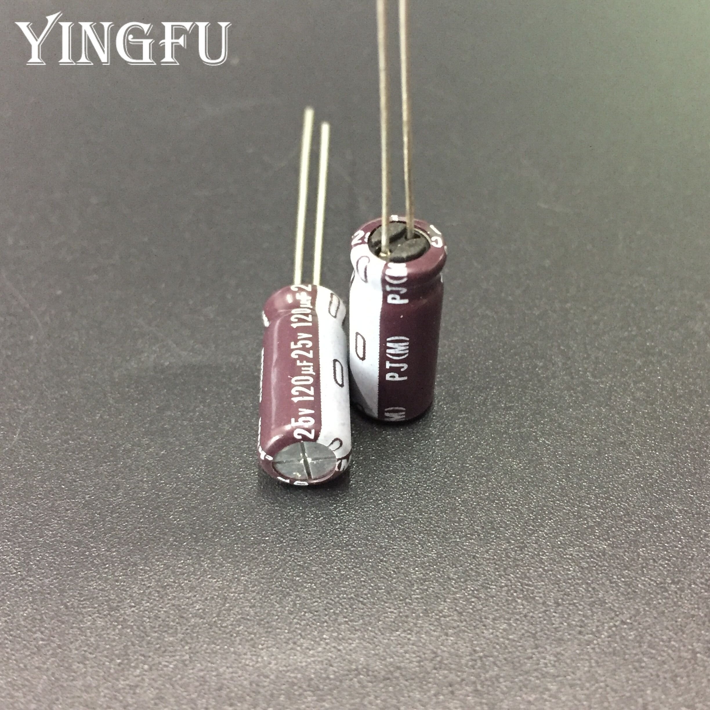 10pcs/100pcs 120uF 25V NICHICON PJ Series 6.3x15mm 25V120uF Low Impedance Long Life Aluminum Electrolytic capacitor