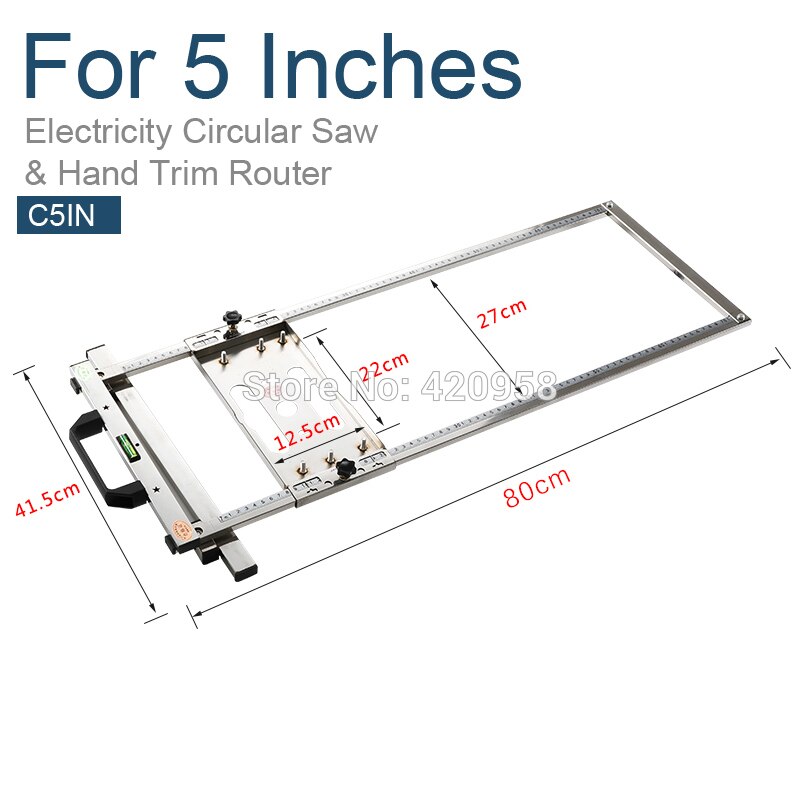 For 4/5/7 inches Electricity circular saw Multi-function cutting machine Hand Trimmer Machine Edge Guide Positioning Cutting boa
