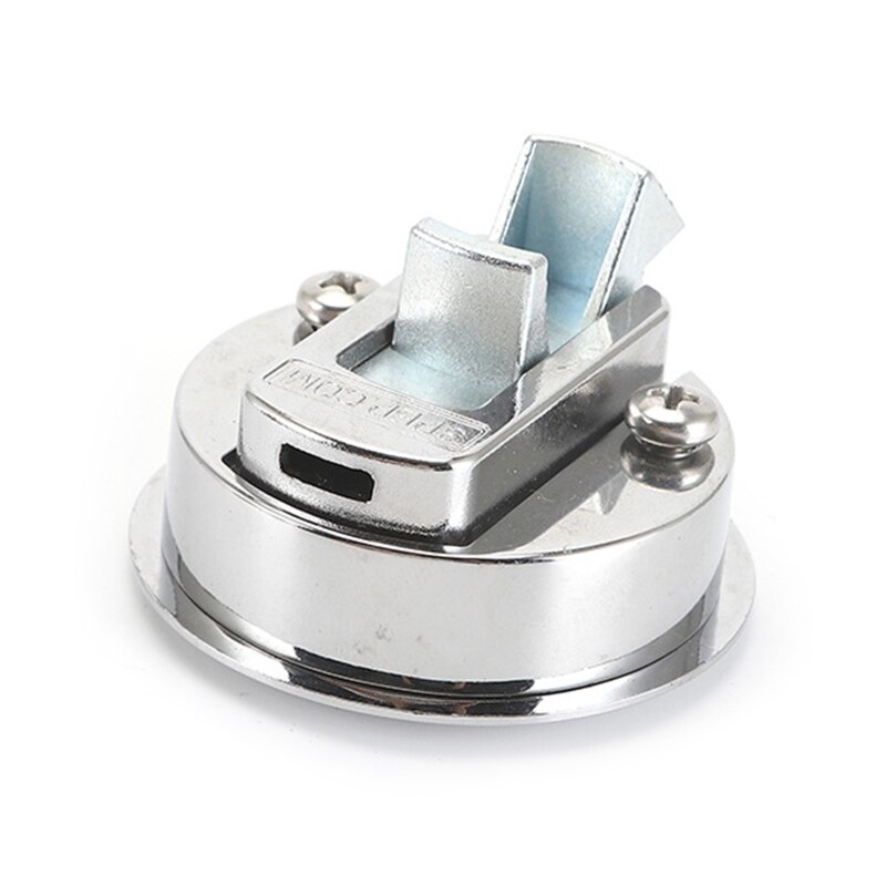 6XDB 61mm Embedded Flush Pull Slam Latch Lock Marine Deck Hatch Door Cabinet Hardware Non Locking Lift Handle Latch