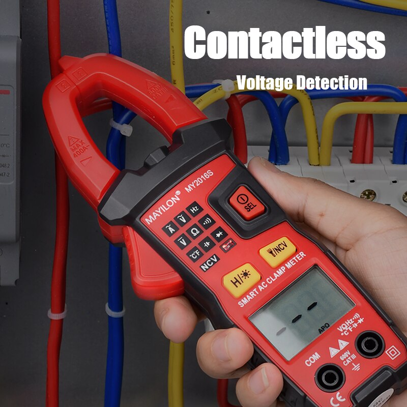 Amperometric Clamp Smart Clamp Meter true rms Tester MY2016S Digital Multimeter Voltage Current Meter Ohm Capacitance Hz AC DC