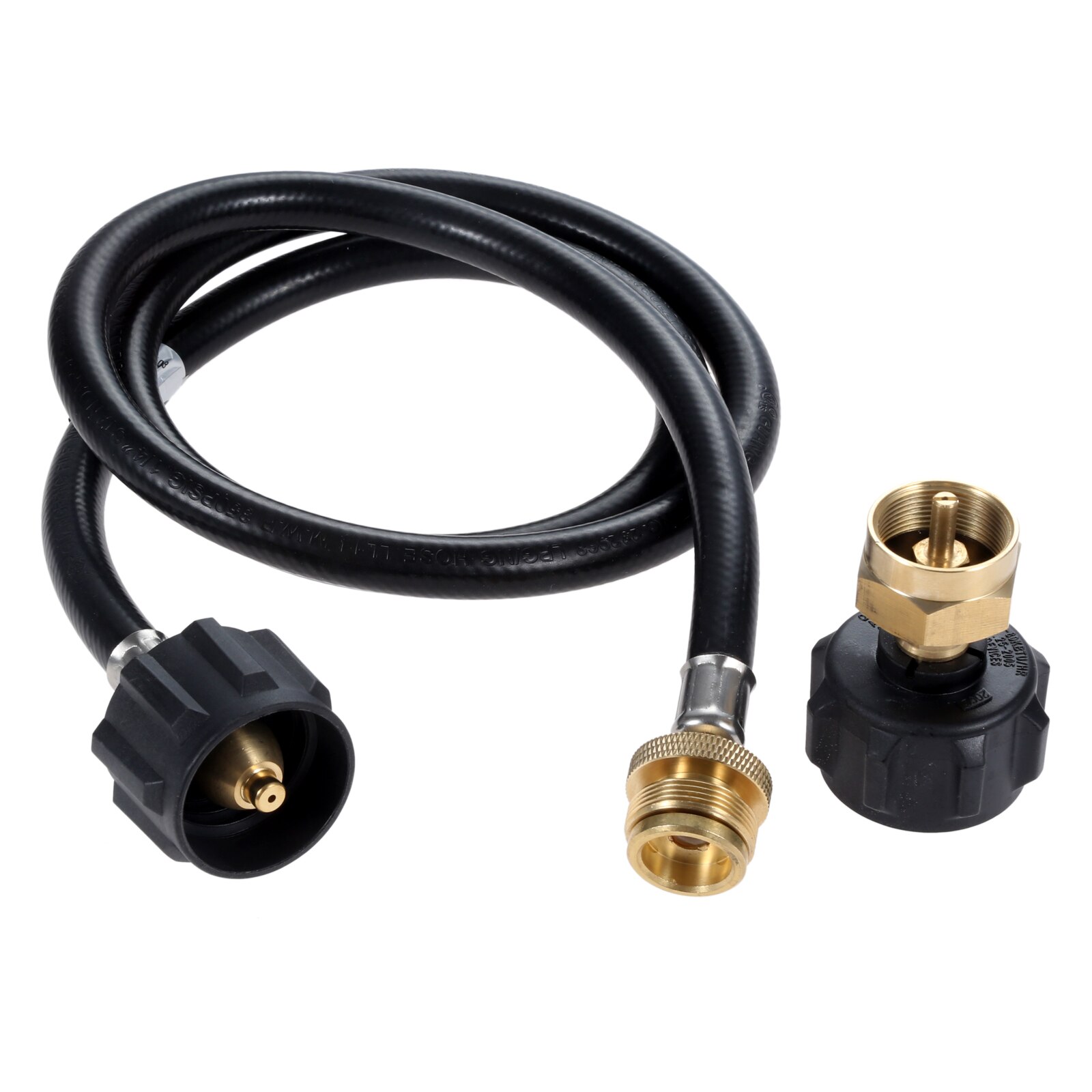 Propane Refill Adapter with Hose Replacement for QCC1/Type1 Tank Connects 1 LB Bulk Portable Appliance to 20 lb Propane Tank