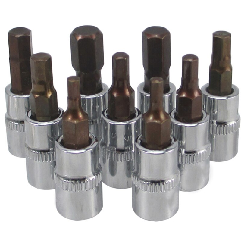 thumbnail image 2 of 9pc Hex Allen Key Set – 1.5mm To 10mm, L-Shaped, Chrome Vanadium Steel, Metric 2 of 3