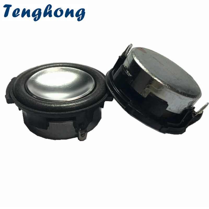 2x Luidspreker Unit - 1.25 Inch 31MM Full Range - 4 Ohm 3W - Metalen Behuizing - Draagbare Audio Luidspreker