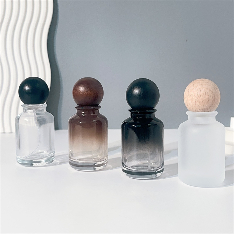 30/50/100ml Empty Glass Spray Bottle Screw Sprayer Fine Mist Portable Perfume Dispenser Reusable Cosmetic Bottle