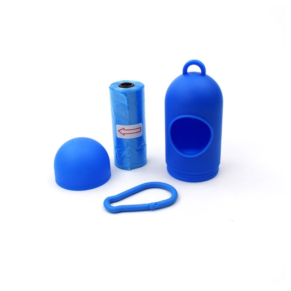 Pet garbage bag set practical garbage cleaning dispenser capsule-shaped cat and dog pet bucket garbage bag portable garbage bag