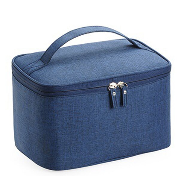 UOSC Multifunctionele Reizen Cosmetische Tas Voor Mannen Vrouwen Make-Up Tassen Toiletartikelen Organizer Waterdicht Vrouwelijke Opslag Make Up Case: Blue