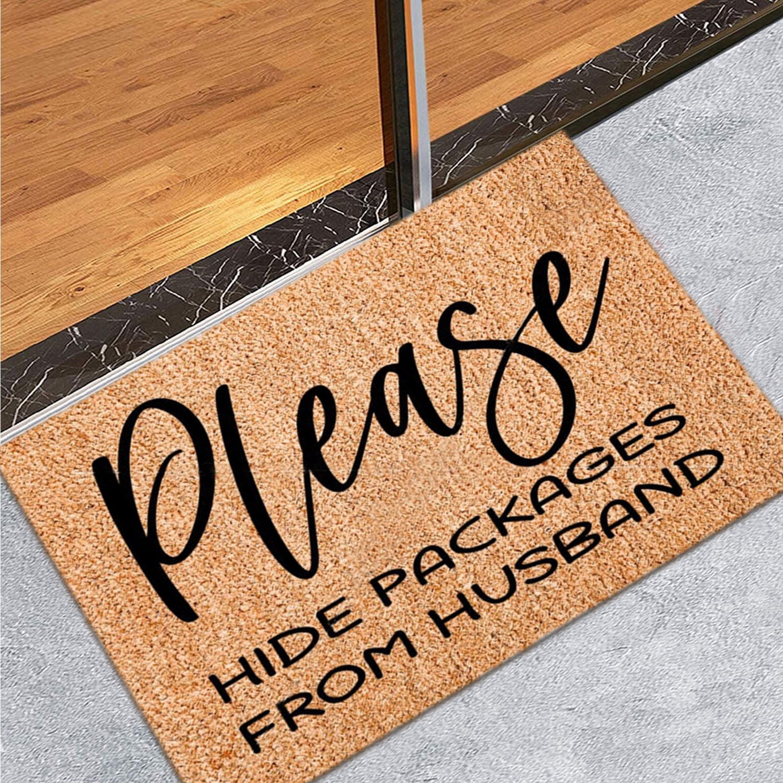 Front Door Mat Welcome Door Mat Indoor Outdoor Technical Clothing Front Door Absorbent Rugs Rectangle Entrance Bath Mat: black