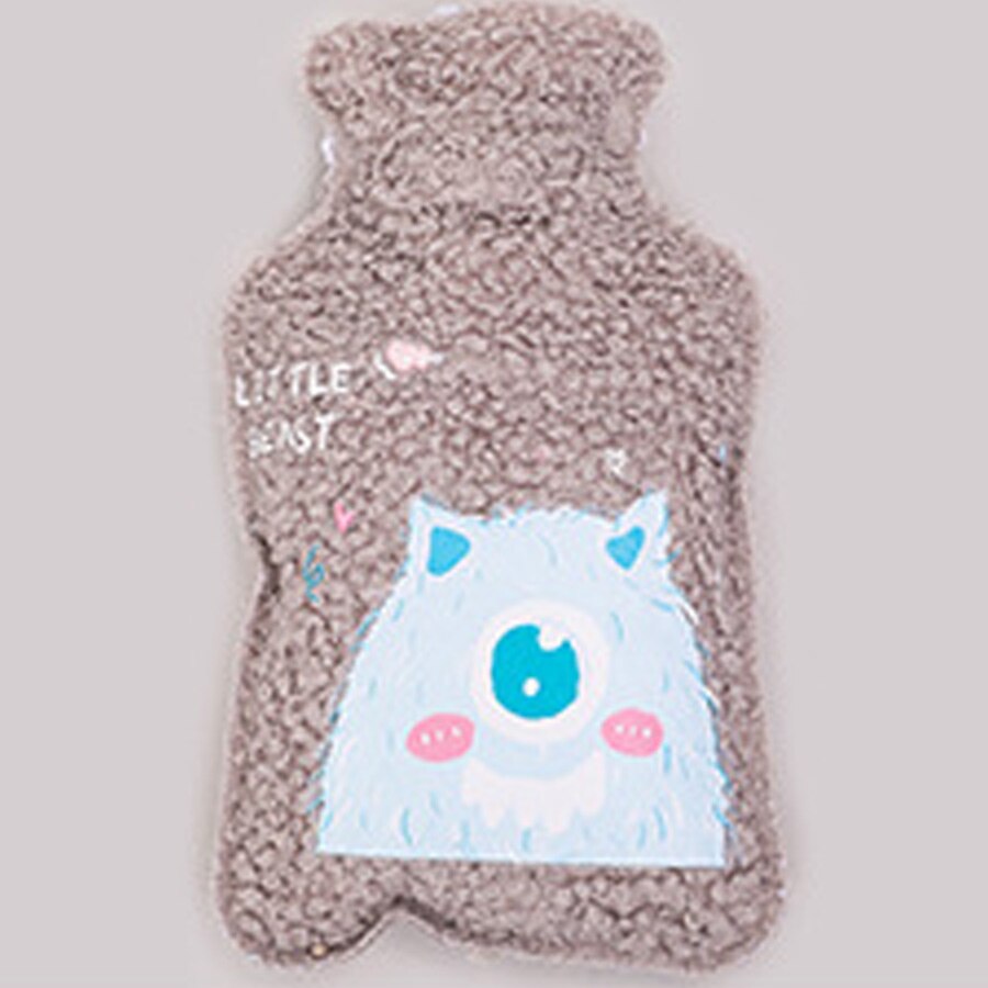 Cartoon plush bear water injection warm water bag portable compress warm hand treasure water bagA808: style 1