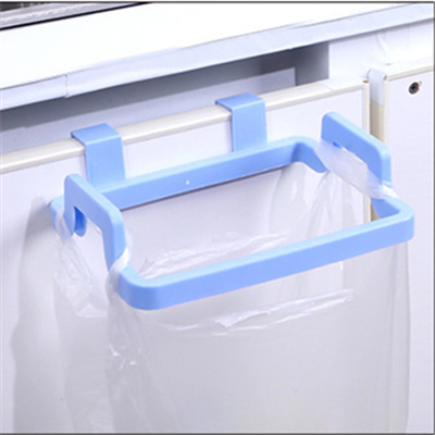 Køkkenarrangør køkkenudstyr håndklædestativ hængende holder hængelig affaldsposeholder håndklædeopbevaringsholder køkkenudstyr: Blå