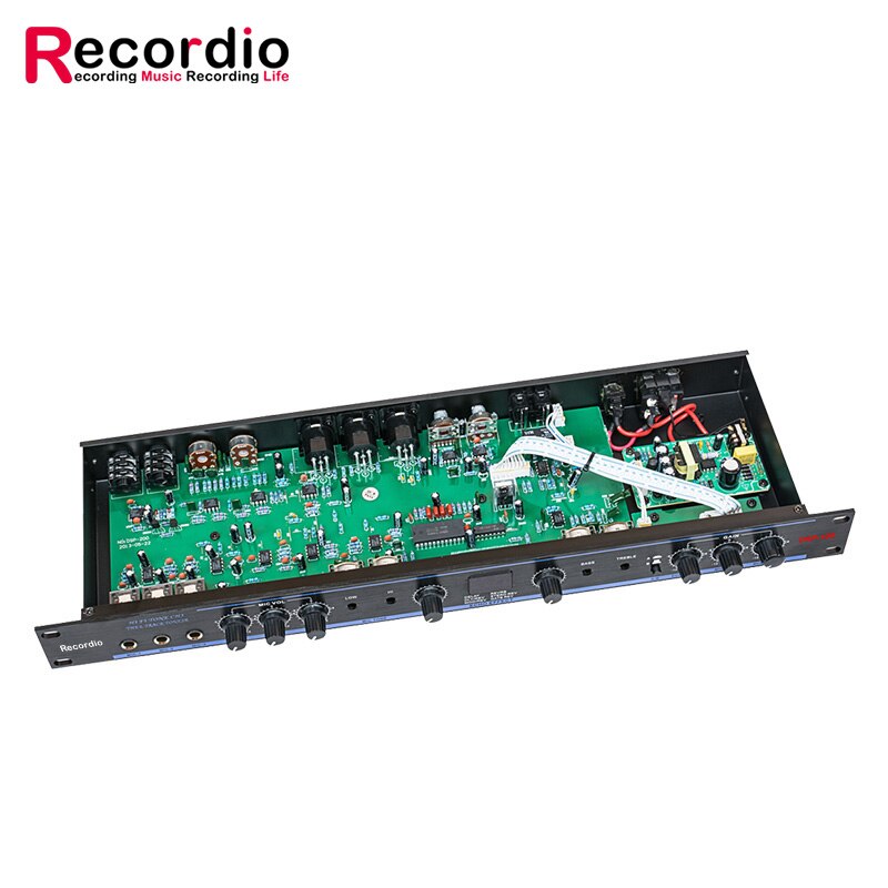 Preamplificatore progettato Karaoke di potere professionale di DSP di GAX-100 con 99 altoparlanti digitali di regolazione di effetti del riverbero senza rumore