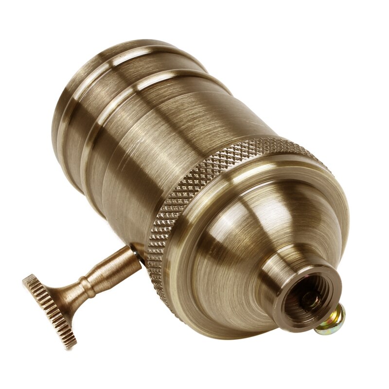 E26/E27 Retro Vintage Antique Brass Copper Lamp Light Bulb Holder Socket