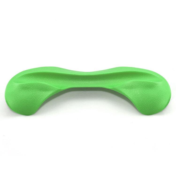 Almohadilla de hombro para barra de pesas, Protector de soporte de TPE para levantamiento de pesas, para cuello, gimnasio, Mancuernas: Verde
