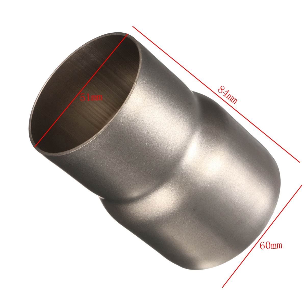 Universal Car Stainless Steel Standard Exhaust Reducer Connector Pipe Tube 76mm 63mm 60mm to 63mm 57mm 52mm 50mm: 60mm to 51mm