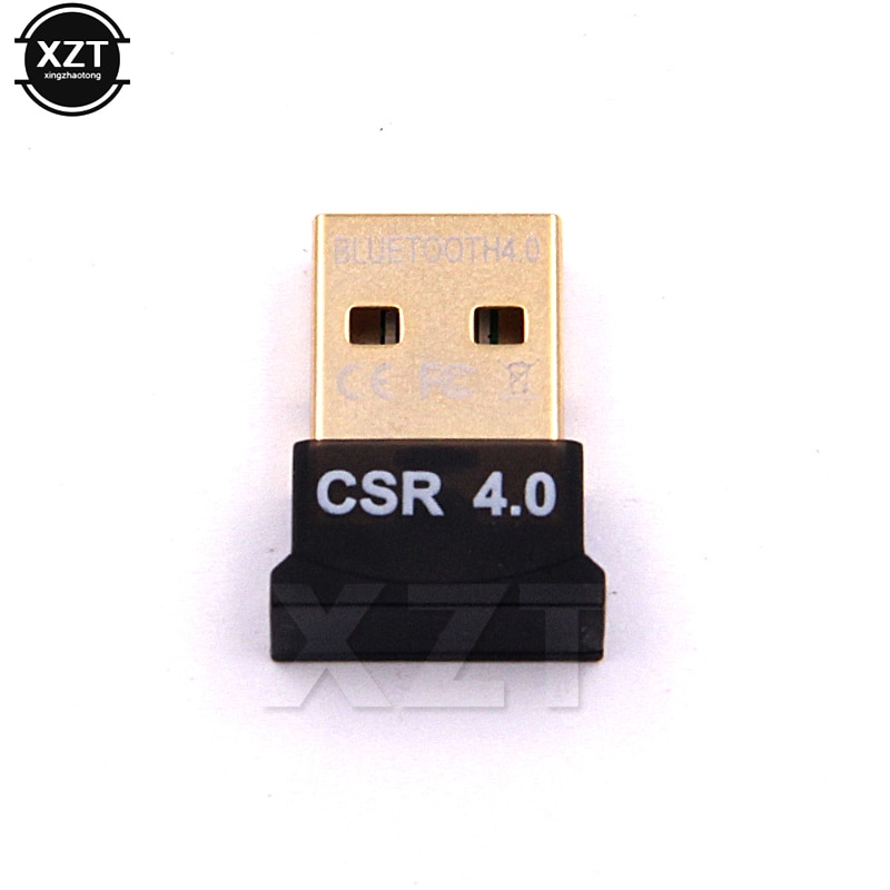 Bluetooth 4.0 USB Black Mini Adapter Dongle Wireless Transmitter and Receiver for Laptop PC Computer Windows 10 8 7 Vista
