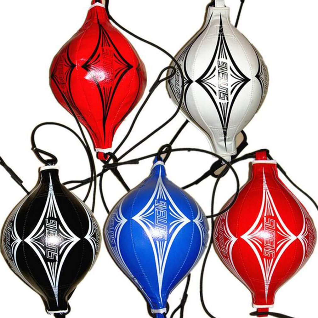 Diamond-shaped Pattern Boxing Speed Ball Venting Boxing Ball Muay Thai Balloons Fight Response Elastic Ball