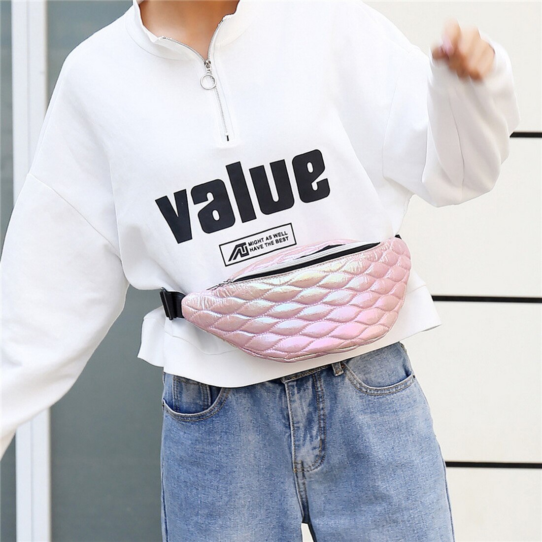 Dames heuptasje, glanzend leren tasje, borstriem, heuptasje, telefoon, reistasje, heuptasje, dames mini portemonnee, borsttasje