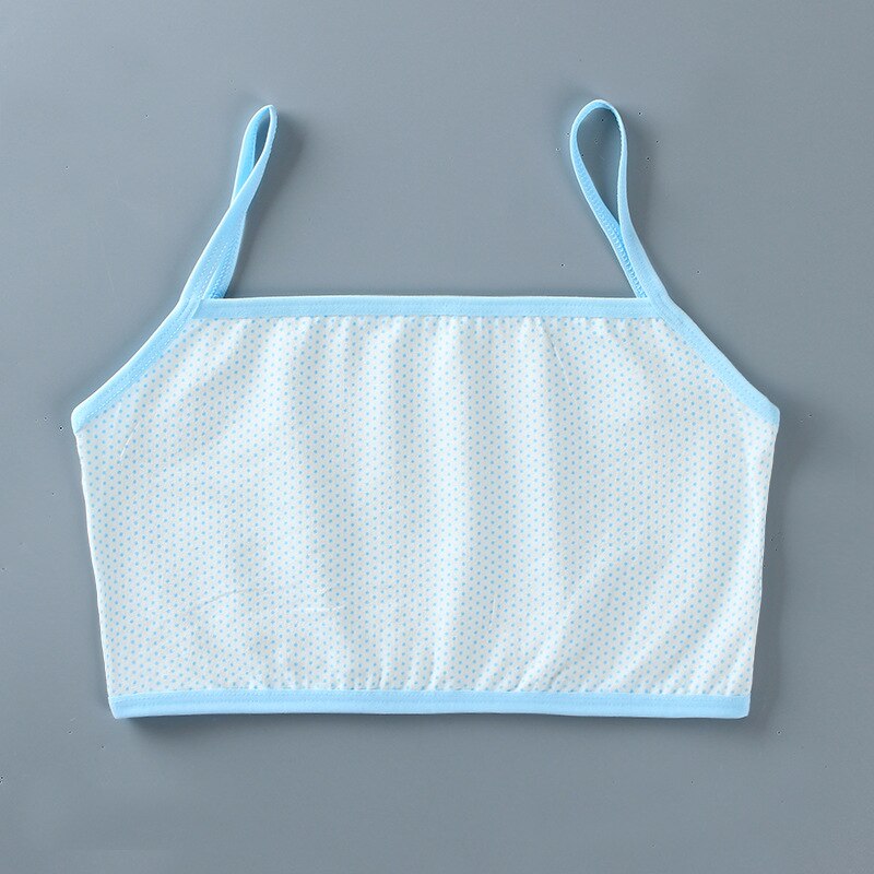 Soutien-gorge tubulaire en coton pour filles de 7 à 15 ans, sous-vêtements, collection printemps-été, 3 pièces