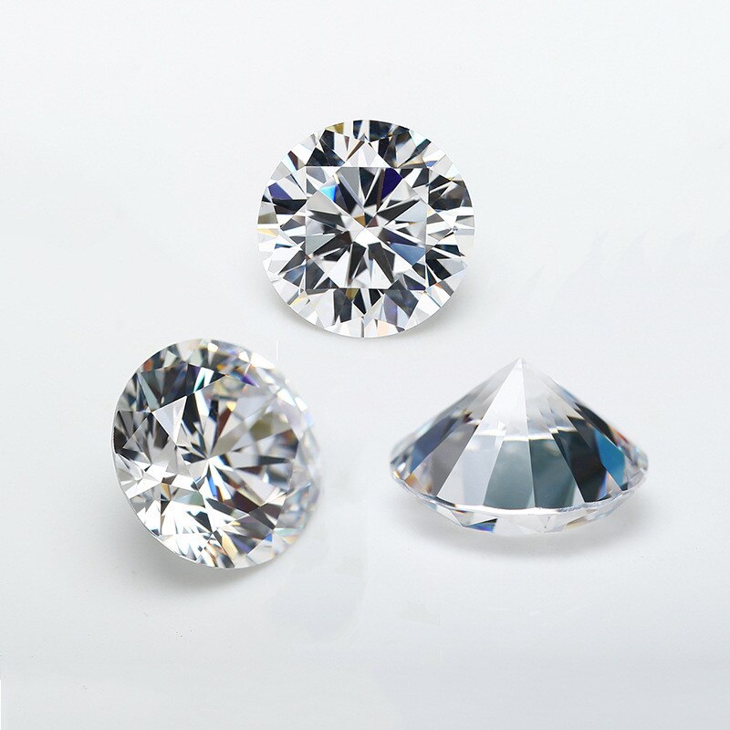 0.5 Karaat 5 Mm Losse Moissanite E Kleur Brilliant Cut Ronde Moissanite Stenen Diamanten Sieraden Voor Wedding Party Ring