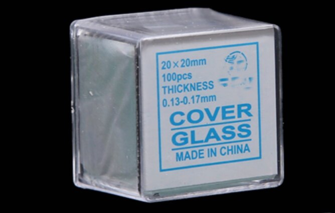 100pcs Transparent Slides Coverslips Coverslides 22x22mm 0.13-0.17mm Thickness For Microscope
