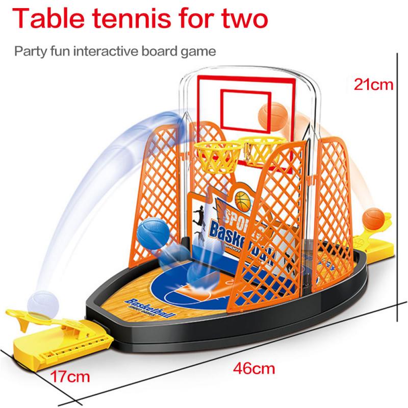 Zwei-Spieler Interaktive Spiel Schreibtisch Basketball Spiele Mini Finger Korb Sport Schießen Tabelle Spiel Heimat Party Spielen Liefert