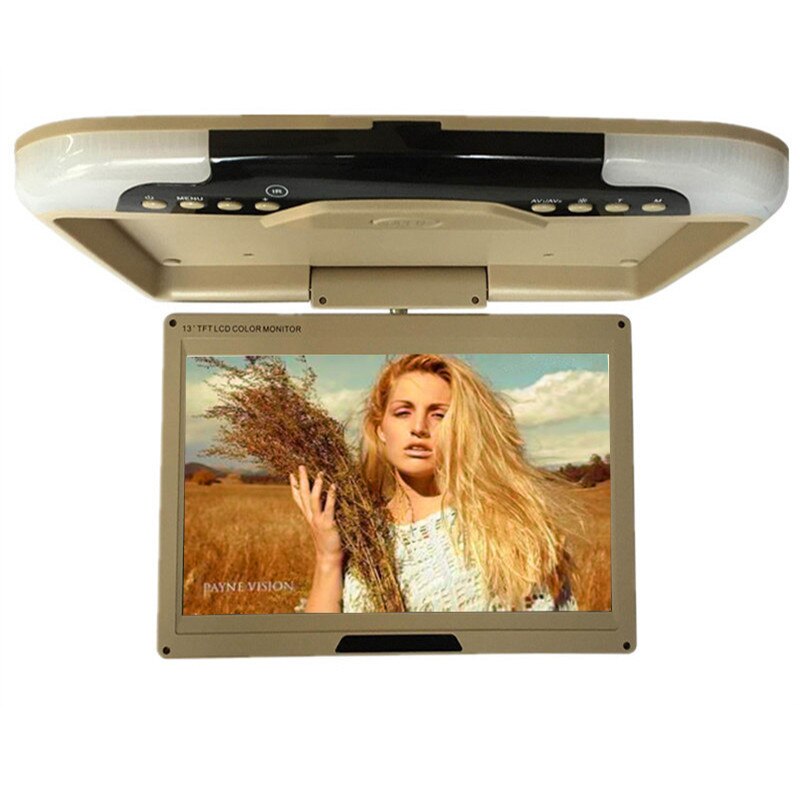 Sophy 13 "Auto Dak Mount Led Monitor Met Twee Video-ingang Voor Auto Bus/Led Digitale Scherm Panel / 12V