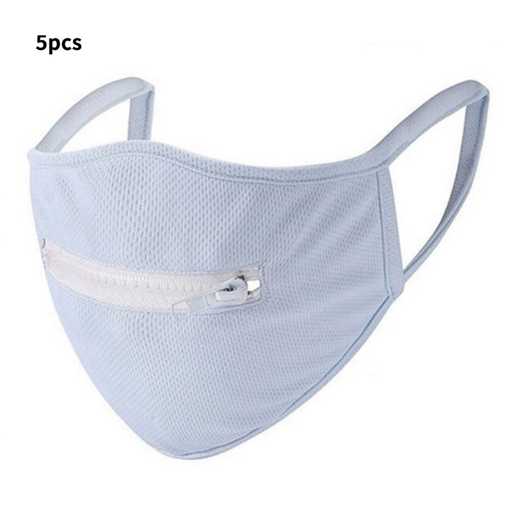 Schnell trocknend Sonnencreme Reißverschluss Maske Ultra-dünne Atmungsaktive Maske Gittergewebe Einzel-schicht Radfahren UV Schutz Maske