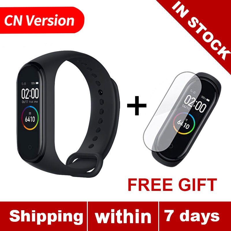 In Voorraad! Xiaomi Mi Band 4 Smart Kleur Screen Armband Hartslag Fitness 135Mah Bluetooth 5.0 50M Zwemmen waterdicht: Chinese Version