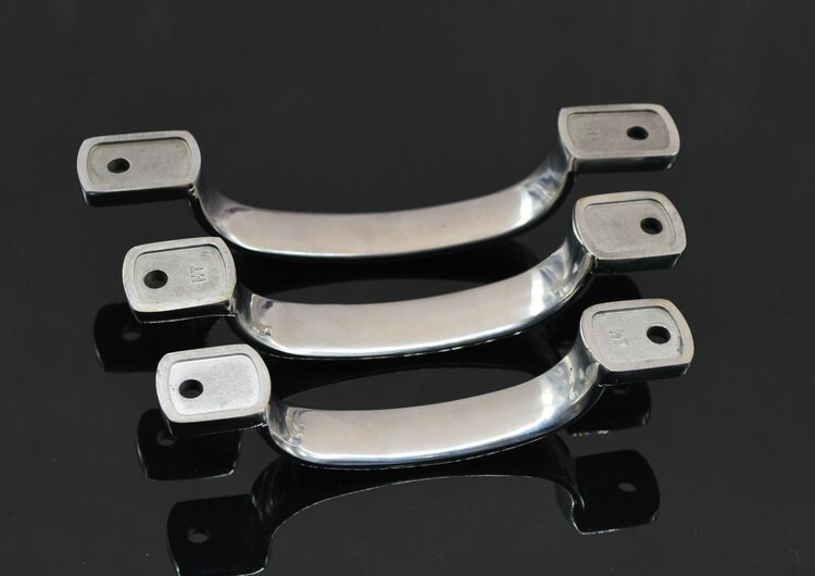 Thickening 304 Stainless Steel Surface Mounted Handle Anti-theft Door Mechanical Equipment Industrial Small Door Handle