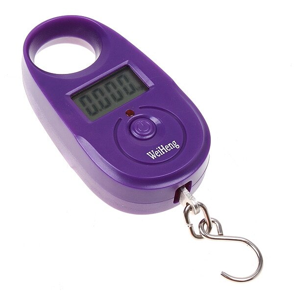 Digitale Hängewaage – Tragbare Fischwaage Mit LCD-Display, 40 Kg Kapazität, 4 Einheiten (kg, Lb, Oz, Jin), Tara-Funktion, Temperaturanzeige, Inkl. Stahlhaken Digitale Hängewaage – Tragbare Fischwaage Mit LCD-Display, 40 Kg Kapazität, 4 Einheiten (kg, Lb, Oz, Jin), Tara-Funktion, Temperaturanzeige, Inkl. Stahlhaken