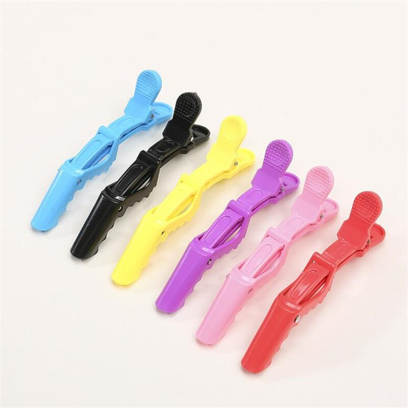 5 stks/partij Plastic Haar Clip Kappers Klemmen Klauw Sectie Alligator Clips Kapper Voor Salon Styling Haaraccessoires Haarspeld