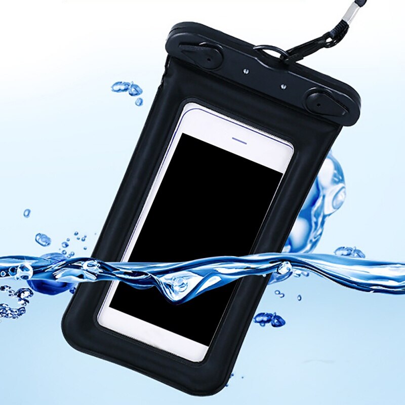 Vanntett mini badeveske smarttelefon berøringsskjermpakke mobiltelefon vanntett bag 9 farger