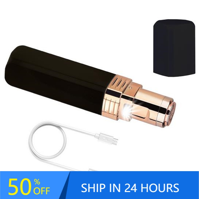 Depilación indolora recargable mediante USB para mujeres, depiladora eléctrica portátil, depiladora femenina para labios, mejillas, afeitadora de vello facial, 30 #