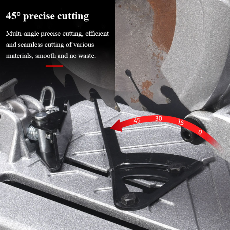 180 Mini Profile Cutting Machine Small Multifunctional Household Portable Wood Steel Metal 45° Precision Cutting Tool Desktop