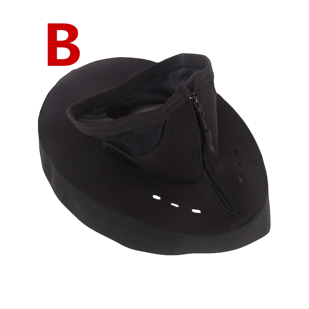 1PC Universal Helmet Wind Protection Motorcycle Cycle Helmet Wind & Noise Blocker Black Warm Helmet Wind Blocker With zipper: army green