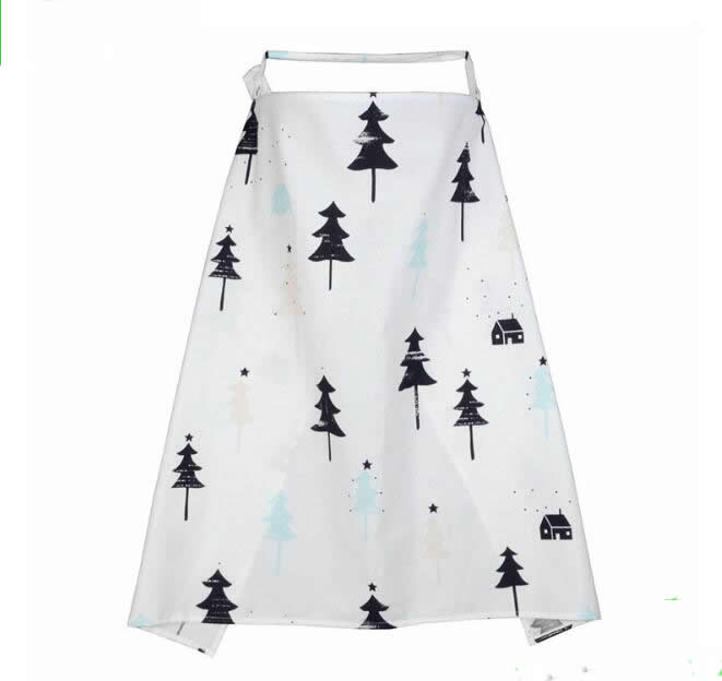 Multifunctionele borstvoedingshoes sjaal baby autostoel luifel hoes rekbare kinderwagen katoenen infinity sjaal voor baby: 12