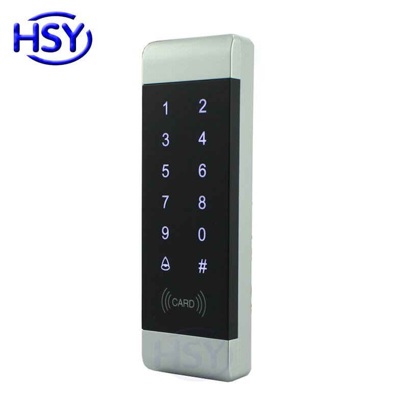 HSY Touch Keypad Standalone Access Controller RFID Proximity EM Card Keyfobs Keyboard Single Door Access Control syste