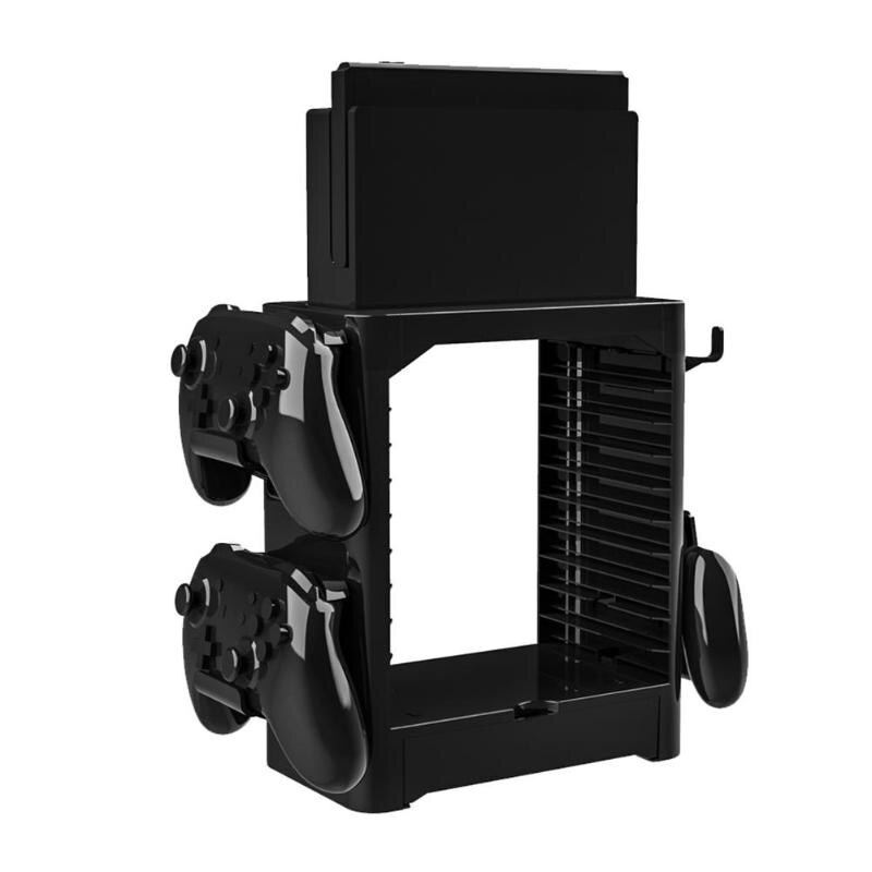 Universal Multi-function Game Disk Storage Tower Game Card Box Holder Stand Bracket for Nintend Switch Console