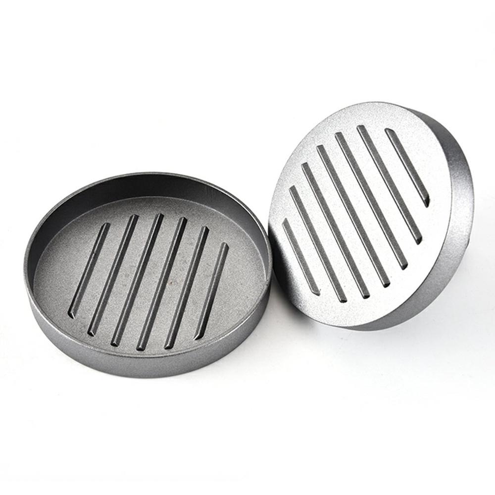 Abs avtakbar burgerpress rund nonstick håndlaget burger kjøtt gjør biff grille burger pai maskin kjøkken kjøtt verktøy
