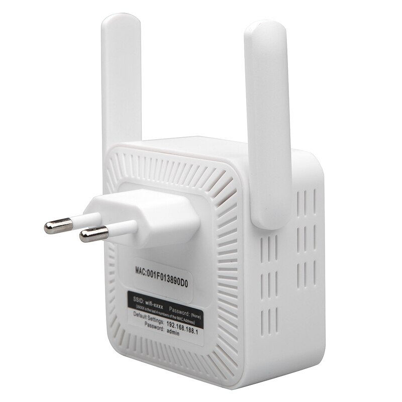 Wifi-signaalversterker, draadloze repeater van 300 mbps voor thuis, signaalversterkingversterker voor wifi-bereikversterkers - wit