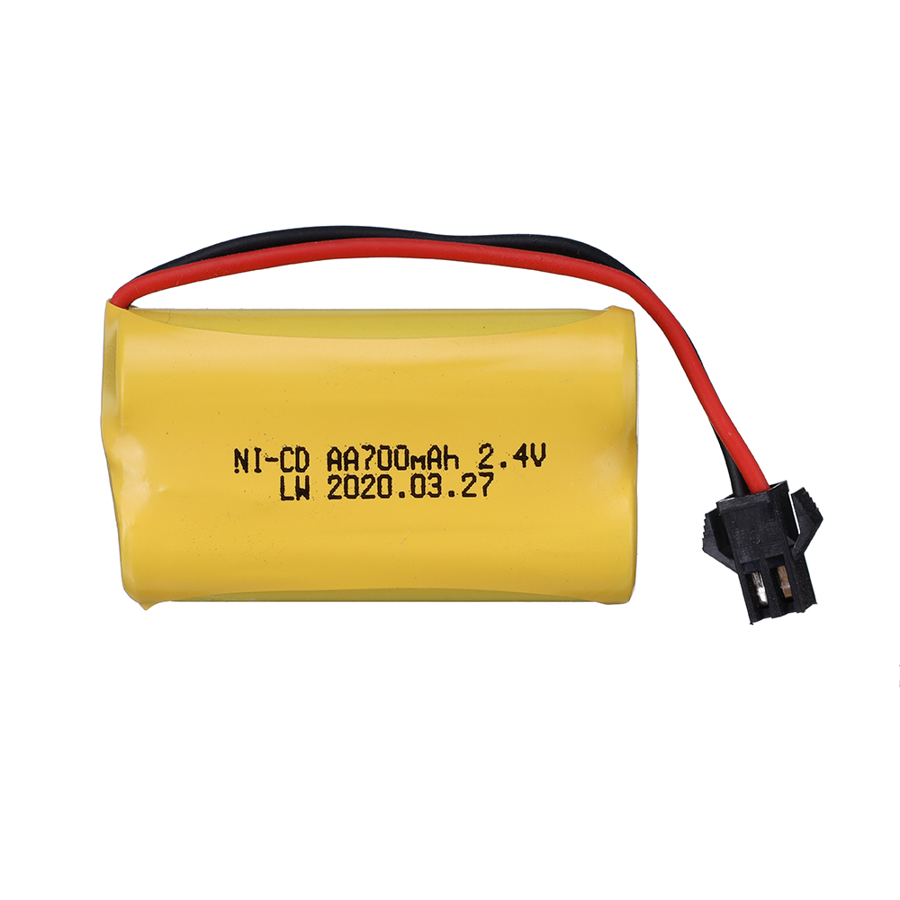 700MAH NICD Battery 2.4V/ 3.6V/ 4.8V/ 6V/ 7.2V battery for RC Toys Cars Trucks Tank 700mah nicd Replaceable Battery with SM plug: 2.4v-700mAh