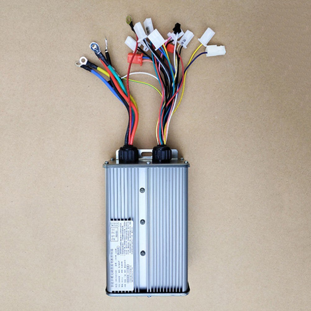 E-Bike Brushless Hub Motor Controller 1200W 48V 60V 72V 50A 18mos For Electric Bicycle Kick Scooter Metal Controllers Parts