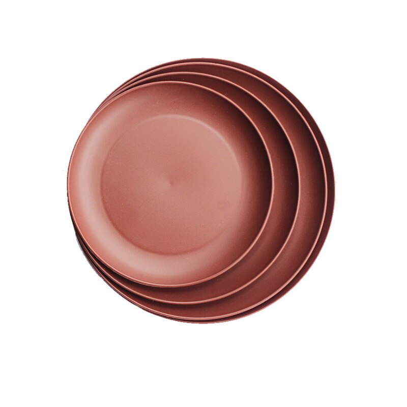 Soucoupes pour plantes 6 pouces, plateaux en plastique, pots de fleurs robustes et durables, soucoupes pour intérieur et extérieur, 3 pièces