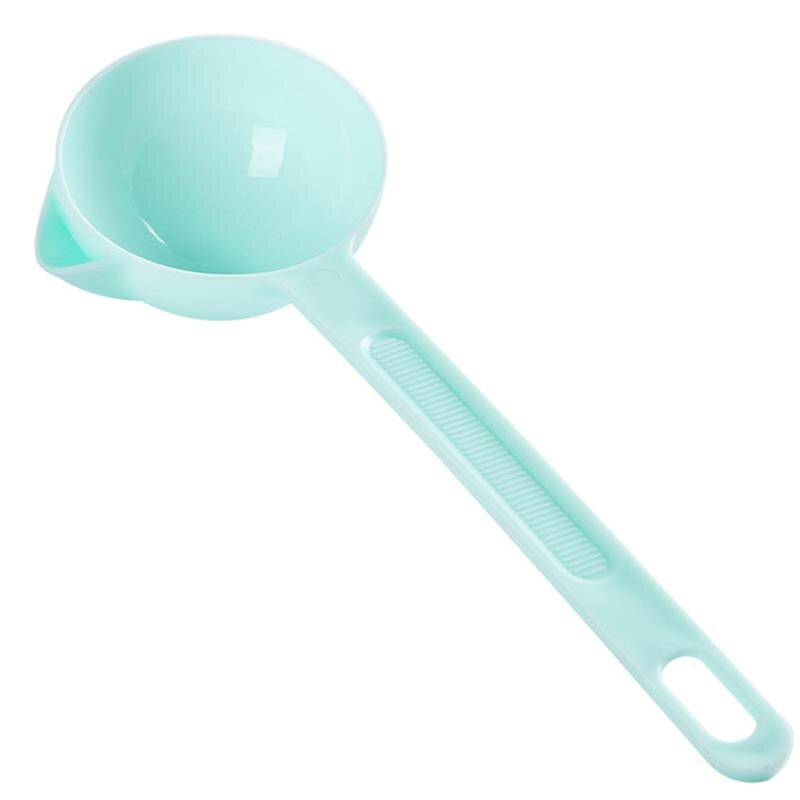 1Pc Effen Kleur Olie Separator Lepel Anti-Brandwonden Plastic Olie Filter Lepel Olie Soep Separator Keuken Gereedschap Accessoires: Blue