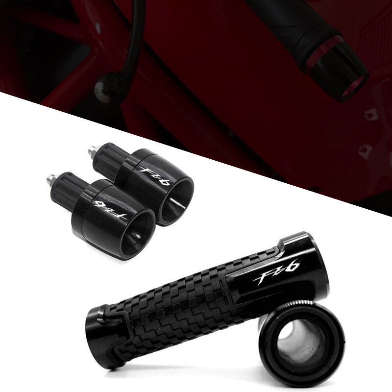 7/8'' 22mm Motorcycle Handlebar Grips Handle Bar Cap End Plug Fit For FZ6 FAZER FAZER600 FZ6S FZ6N FZ6S2 FZ6R S2 SJ6S FZ600