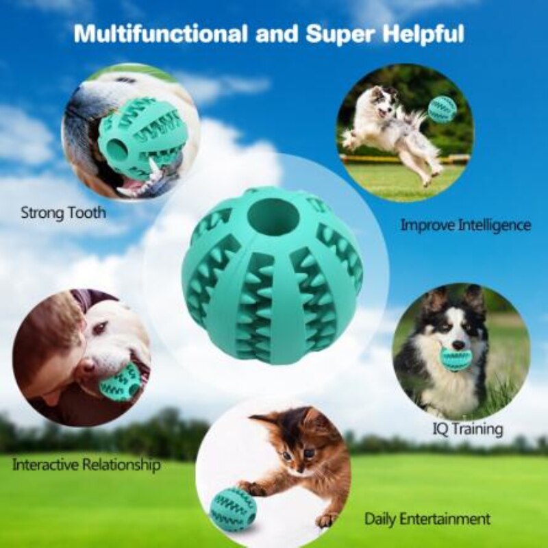 5/7 cm Hund Spielzeug Interaktive Gummi Bälle Haustier Hund Katze Welpen ElasticityTeeth Ball Hund Kauen Spielzeug Zahn Reinigung Bälle Spielzeug für Hunde