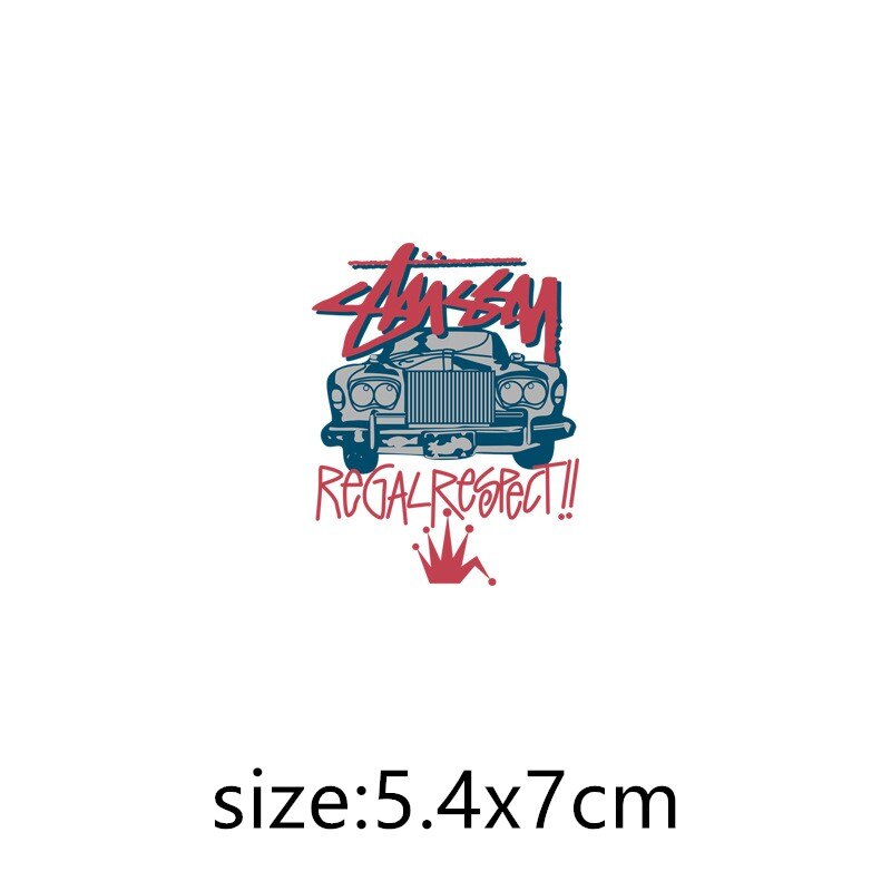 Ijzer Op Patches Voor Kleding Leuke Auto Trein Patches Diy T-shirt Applique Warmteoverdracht Vinyl Brief Mode Sticker Decoratie G